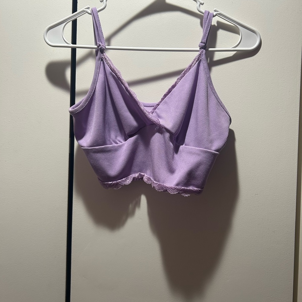 purple crop top from shein